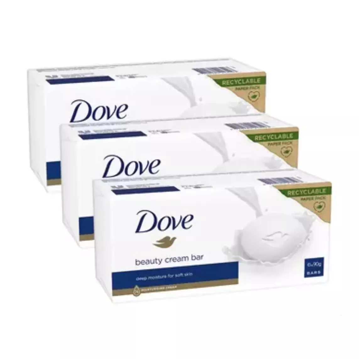 Dove Original Beauty Bar Soap 18 x 90g – Moisturising Cream Bars